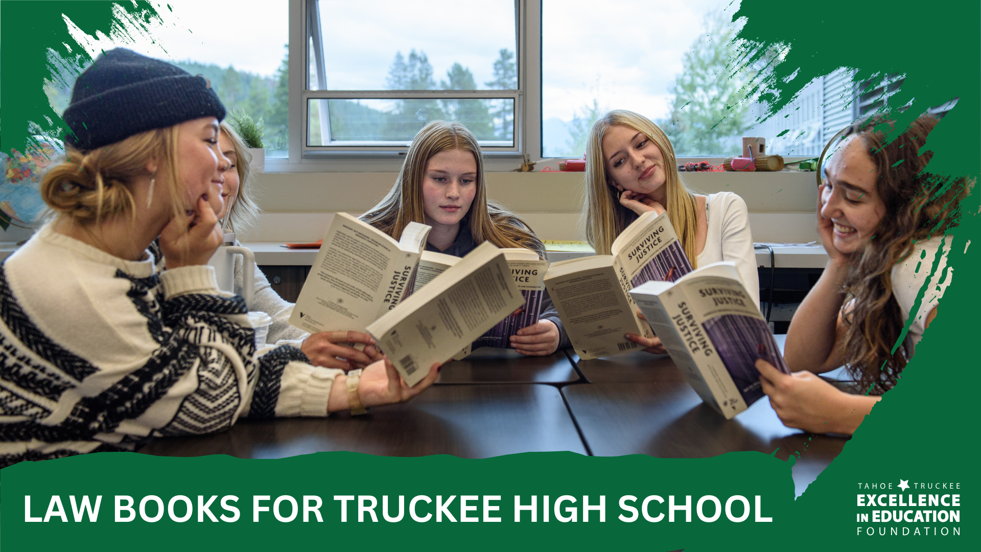 Students reading law books